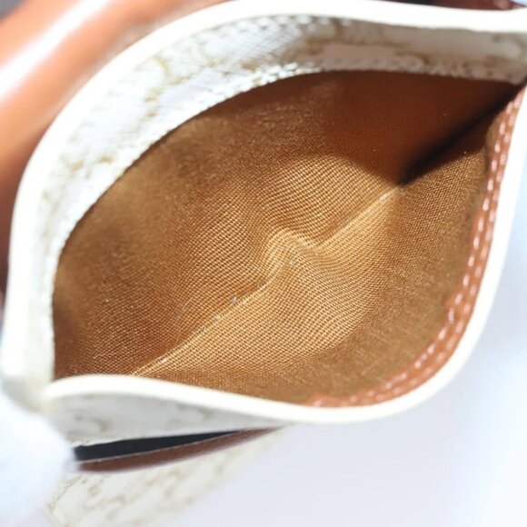 CELINE Triomphe Shoulder Pouch PVC White Auth 101049M - Picture 12 of 16